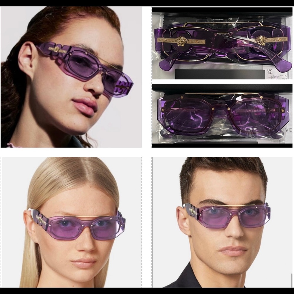 VERSACE UNISEX VIOLET/ PURPLE , STILL A FASHION 2024 FAV FOR SPRING RUNWAY